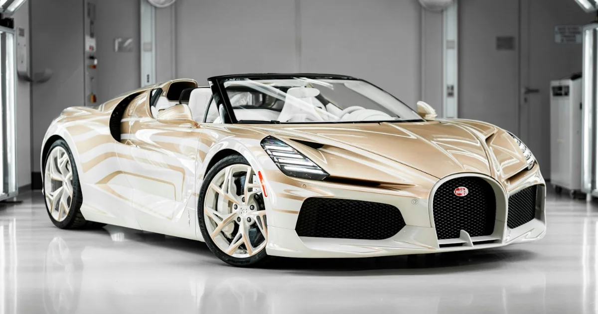 Bugatti’s Final W-16 Masterpiece Gets a Golden Touch
